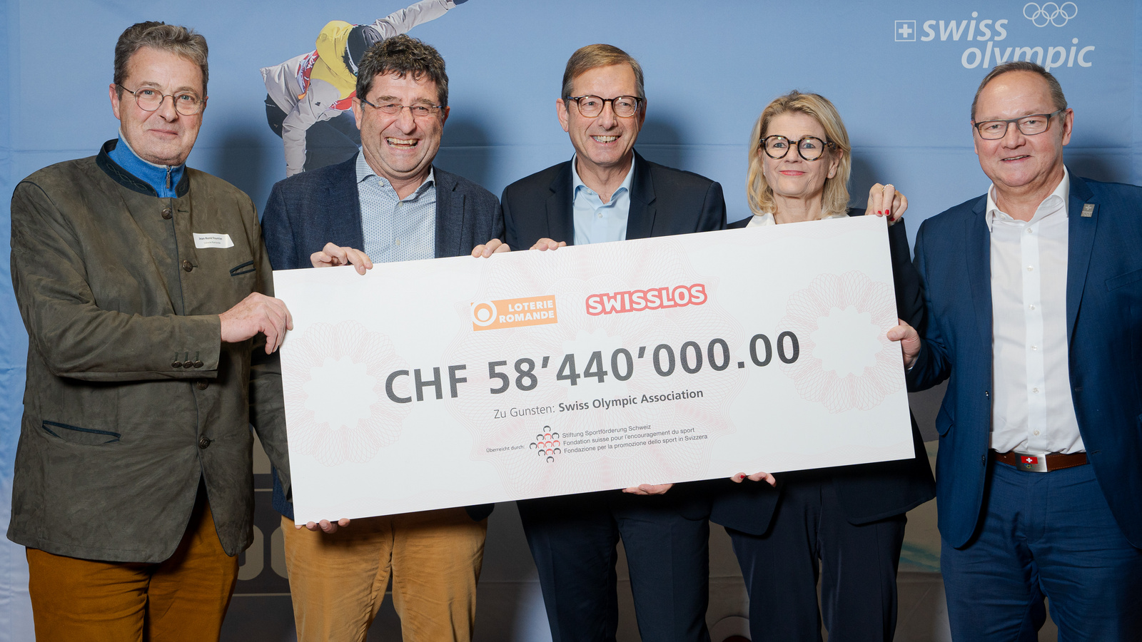 Contribution record pour le sport suisse