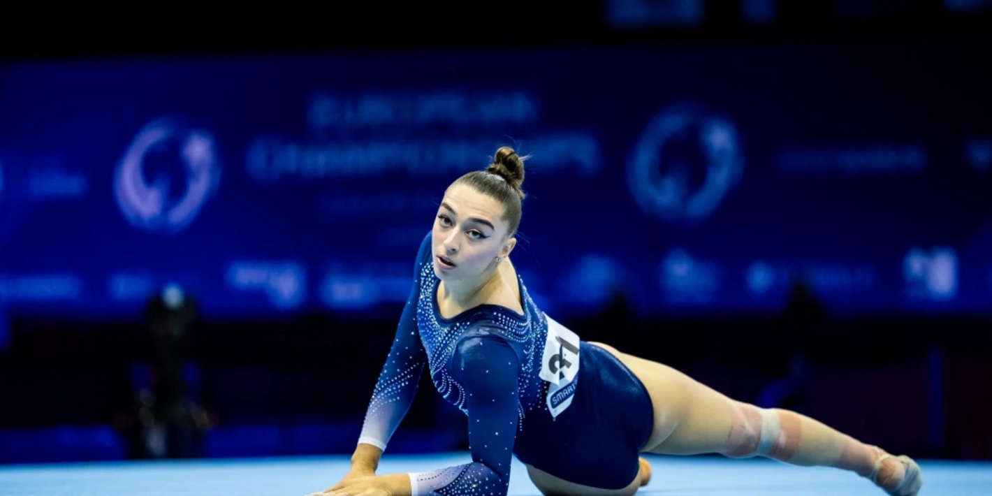 EM Kunstturnen, Bodenfinal Lena Bickel