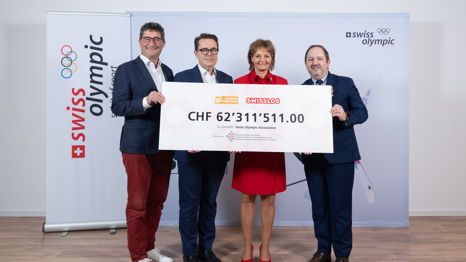 Über 62 Millionen für den Schweizer Sport