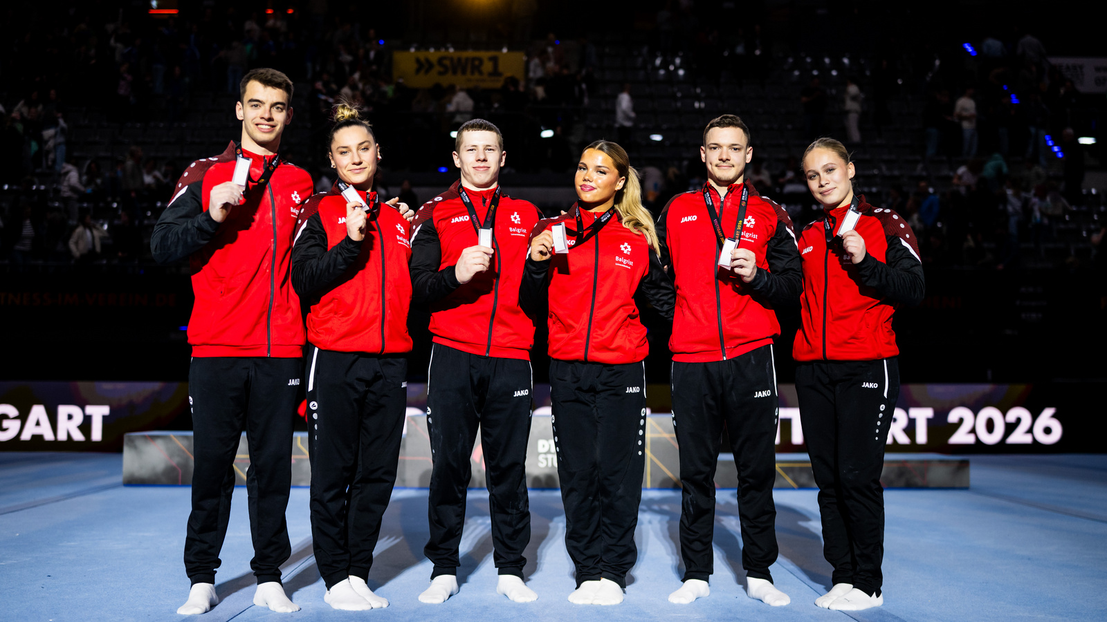 Das Schweizer Mixed Team gewinnt am DTB Pokal Silber
