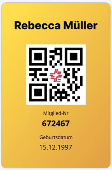 Mitgliederkarte gold Mitgliederkarte gold