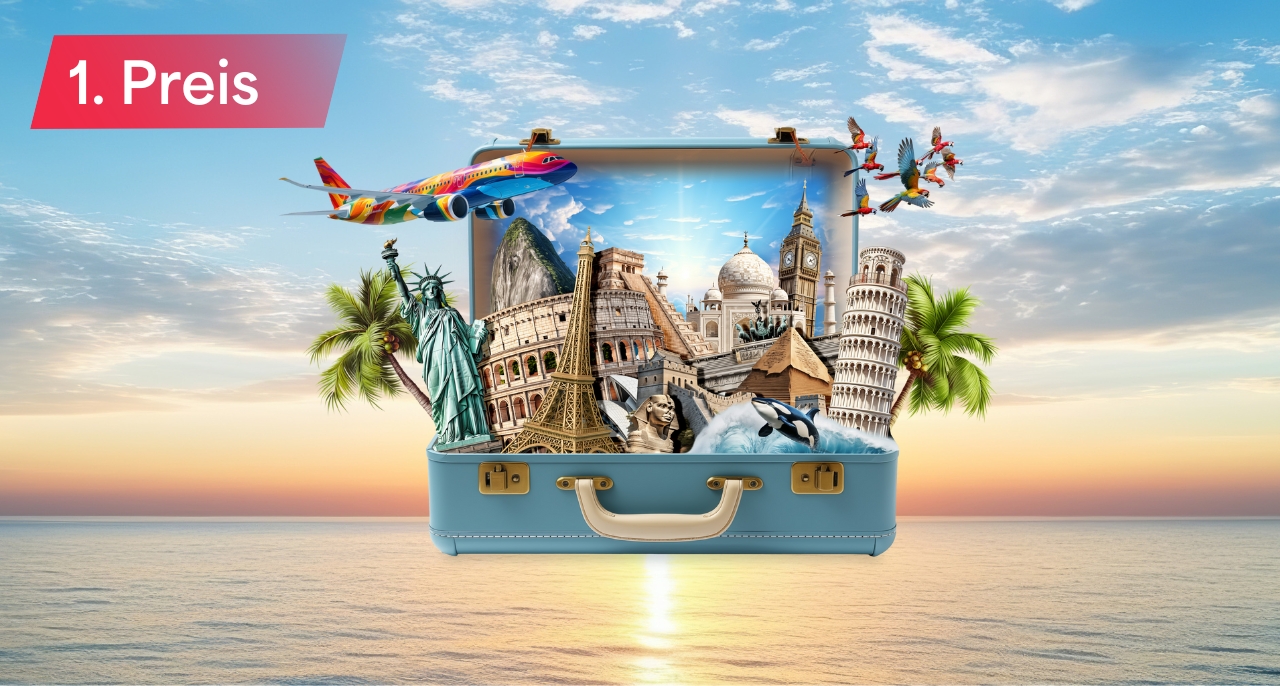 1. Preis: Reisegutschein CONCORDIA 1. Preis: Reisegutschein CONCORDIA
