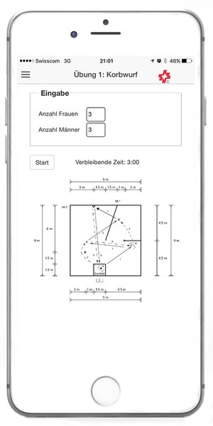 3. Anzahl Turnerinnen und Turner eingeben 3. Anzahl Turnerinnen und Turner eingeben