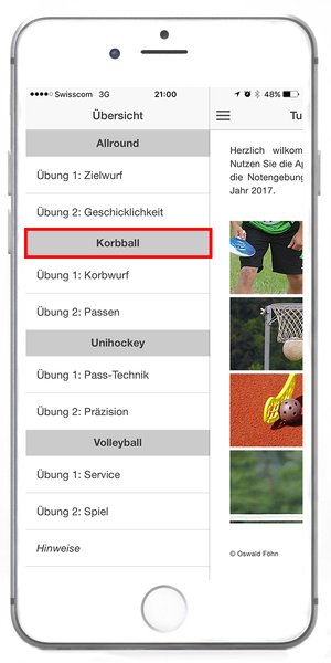 2. Fachtest auswählen 2. Fachtest auswählen